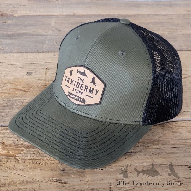 The Taxidermy Store Olive Green Logo Hat