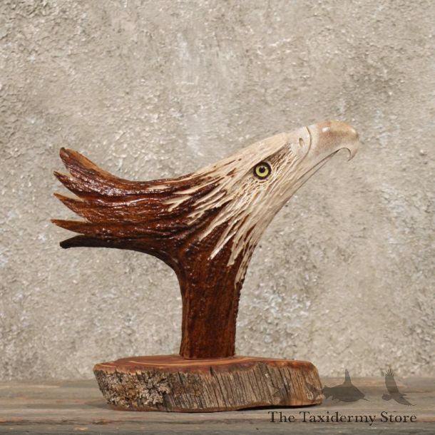 Eagle Carving on Horn