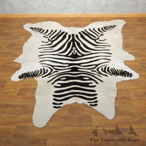 Faux Zebra Cow Hide For Sale #17868 @ The Taxidermy Store