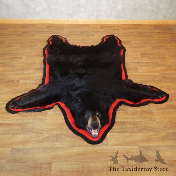 Black Bear Full-Size Rug For Sale #18210 @ The Taxidermy Store