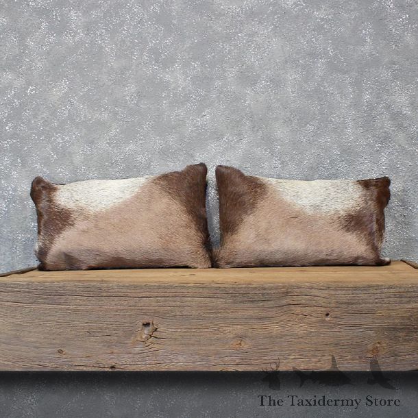 African Gemsbok Hide Pillow Set #12056 For Sale @ The Taxidermy Store