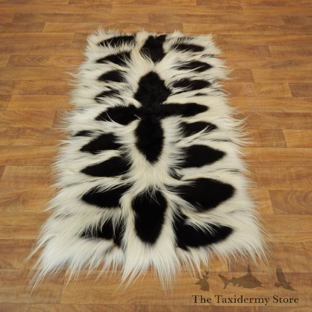 Black & White Colobus Monkey Rug Mount For Sale #17880 @ The Taxidermy Store