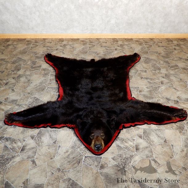 Black Bear Full-Size Rug For Sale #19315 @ The Taxidermy Store