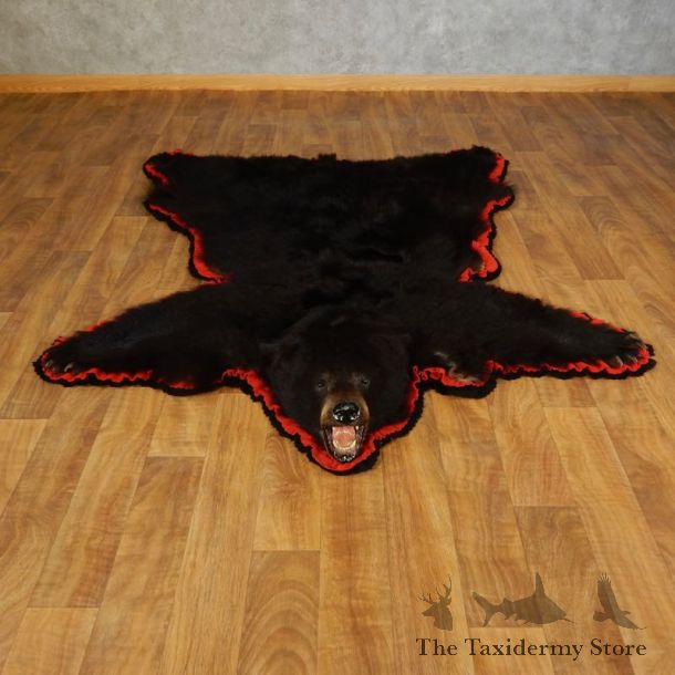 Black Bear Full-Size Rug For Sale #17262 @ The Taxidermy Store