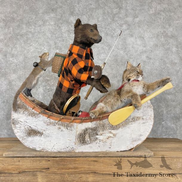 Captain's Classic Canoeing "Pals" Mount For Sale #26888 @ The Taxidermy Store