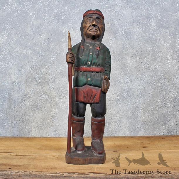 Carved Wooden Indian Statue #11983 For Sale @ The Taxidermy Store