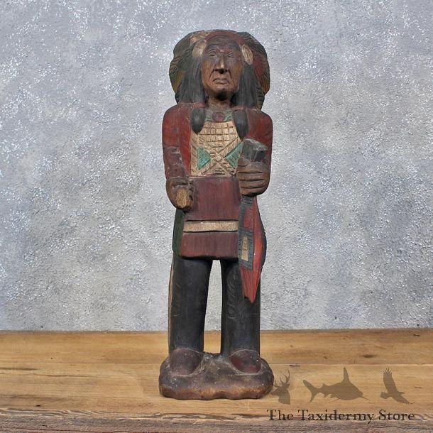 Carved Wooden Indian Statue #11984 For Sale @ The Taxidermy Store