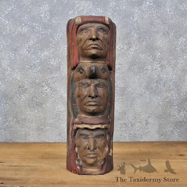 Wooden Indian Totem Carving Statue #11986 For Sale @ The Taxidermy Store