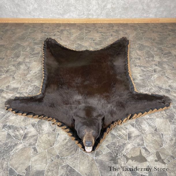 Chocolate Black Bear Full-Size Rug For Sale #24313 @ The Taxidermy Store