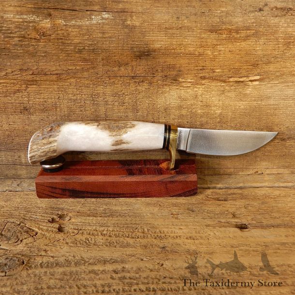 Custom Elk Skinner Hunting Knife With Palm Swell For Sale #19186 @ The Taxidermy Store