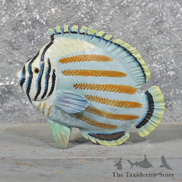 Hand Painted Ocean Fish Wood Carving #11606 - For Sale @ The Taxidermy Store