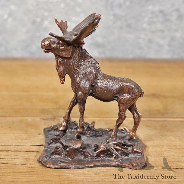Miniature Moose Metal Figurine #11988 For Sale @ The Taxidermy Store