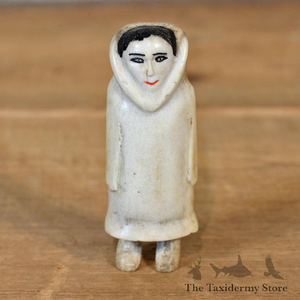 Authentic Native Ivory Eskimo Figurine #12089 For Sale @ The Taxidermy Store