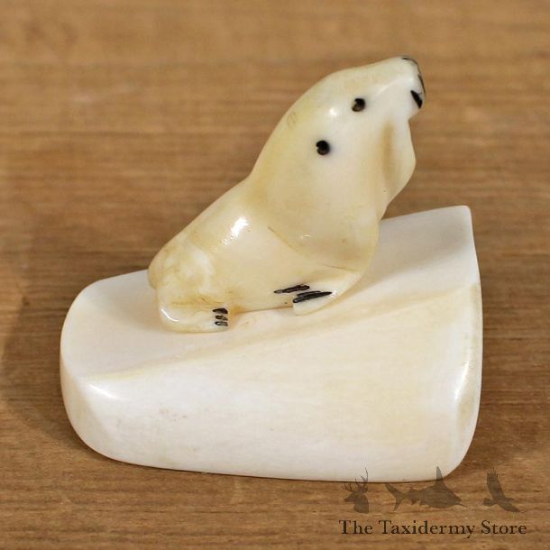 Native Ivory Walrus Figurine #12085 For Sale @ The Taxidermy Store