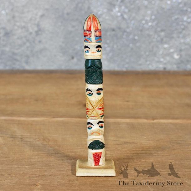 Authentic Native Carved Ivory Totem #12106 For Sale @ The Taxidermy Store