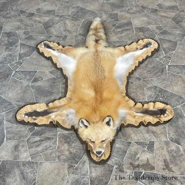 Red Fox Full Rug Mount For Sale #27861 @ The Taxidermy Store