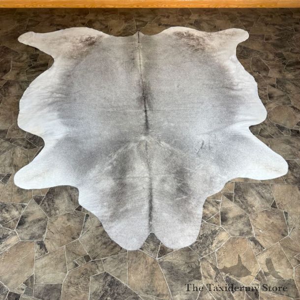 White and Gray Cowhide Skin For Sale #28834 @ The Taxidermy Store