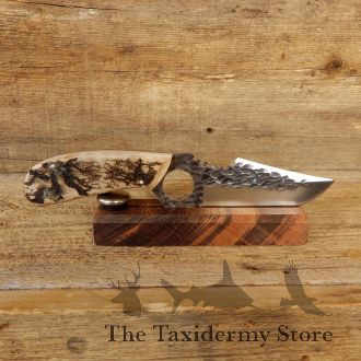 Kodiak XL Hammer-forged Knife with Thunderstruck Maple Handle for Sale